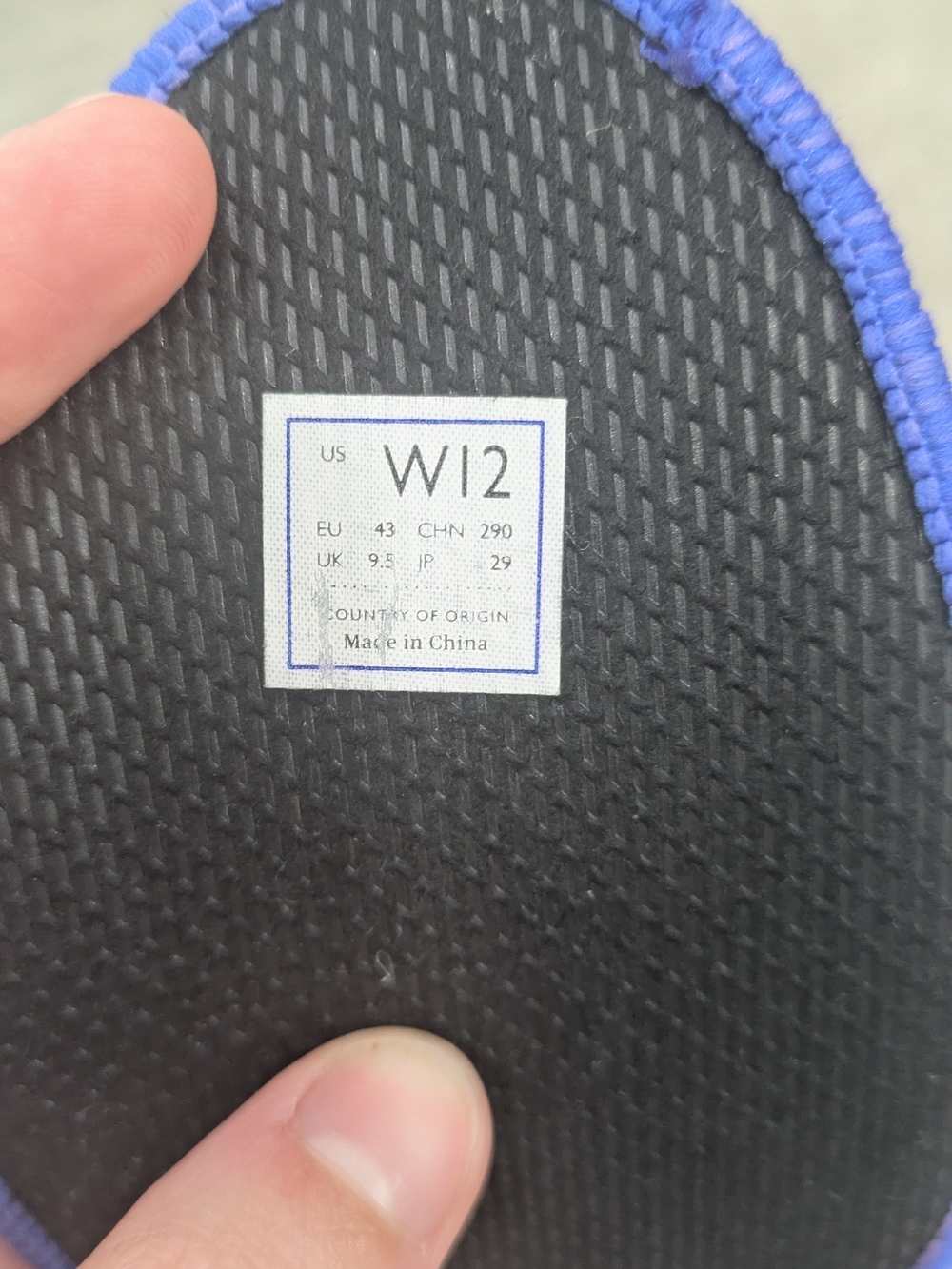 Rothy's The Loafer Black Slip-On Shoes Flats with Blue Accent Size 11 Or 12 - Picture 8 of 9